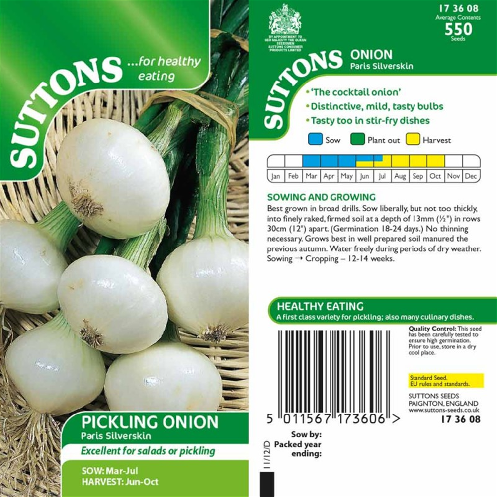 Onion Paris Silverskin Waterperry Gardens Oxfordshire Garden Centre